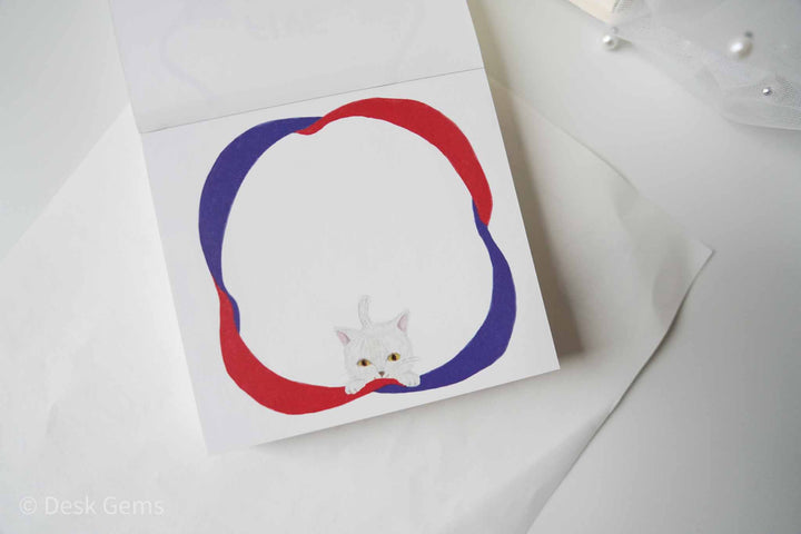 Cozyca x Violet Block Memo Pad - Five Cool Cats