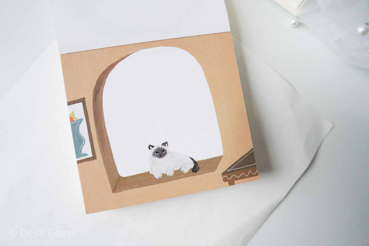 Cozyca x Violet Block Memo Pad - Five Cool Cats