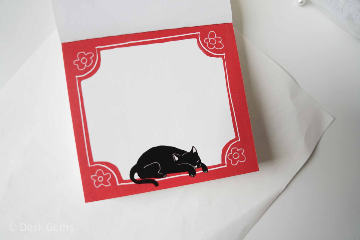 Cozyca x Violet Block Memo Pad - Five Cool Cats