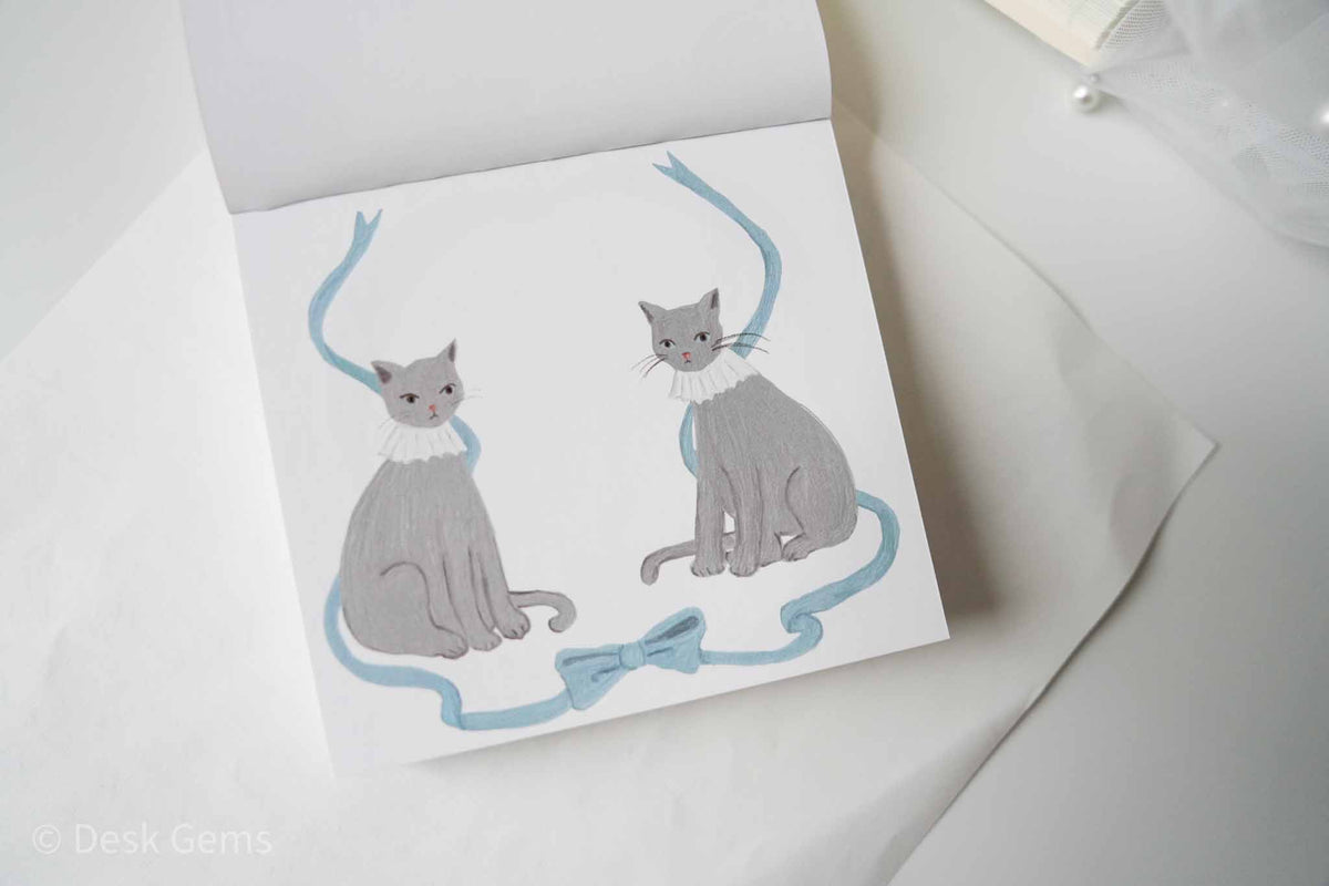 Cozyca x Violet Block Memo Pad - Five Cool Cats