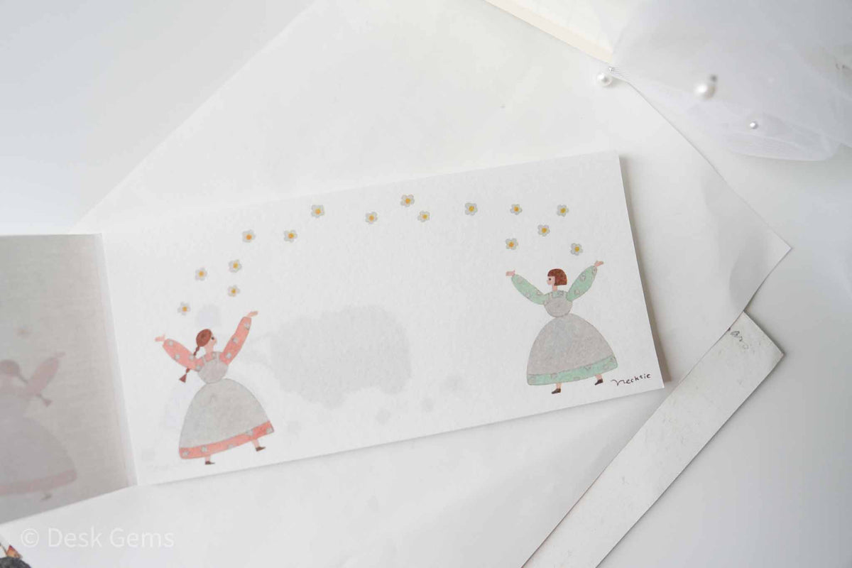 Cozyca x NeckTie Letter Pad - Flower