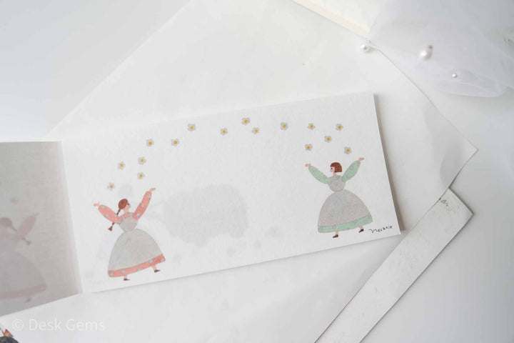 Cozyca x NeckTie Letter Pad - Flower