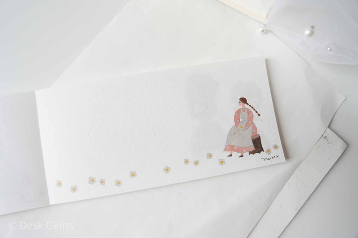Cozyca x NeckTie Letter Pad - Flower