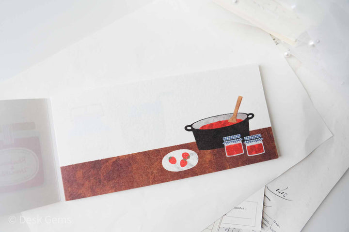 Cozyca x Mariko Fukuoka  Letter Pad - Seasonal Jar