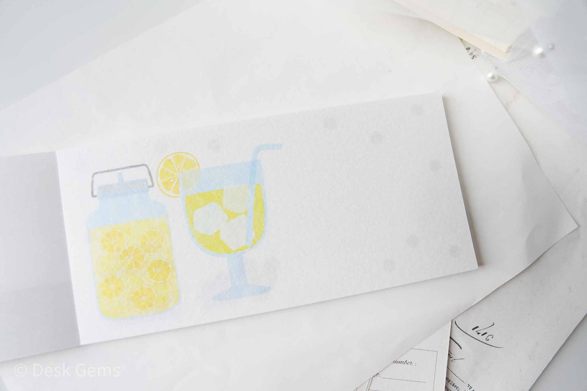 Cozyca x Mariko Fukuoka  Letter Pad - Seasonal Jar