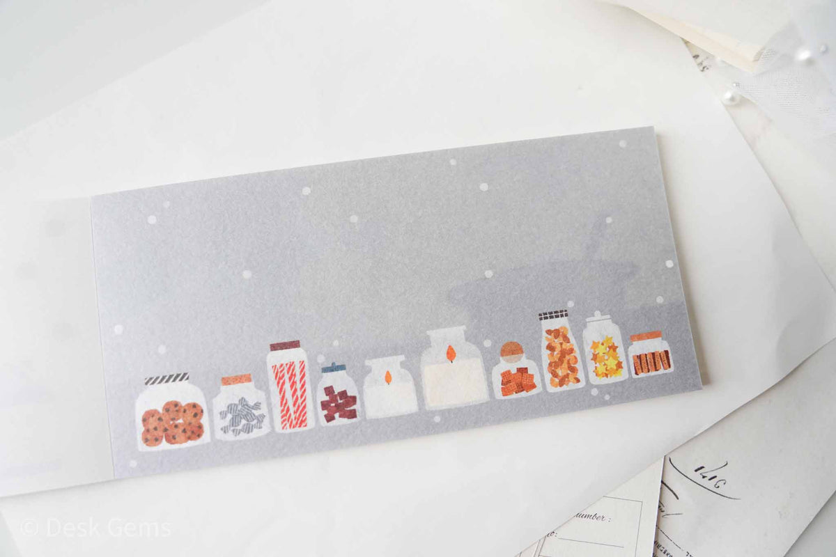 Cozyca x Mariko Fukuoka  Letter Pad - Seasonal Jar
