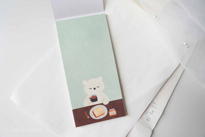 Cozyca x Mariko Fukuoka  Letter Pad - Star Bear