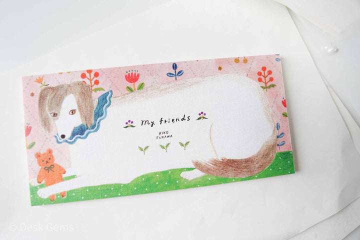 Cozyca x Aiko Fukawa Letter Pad - My Friends 