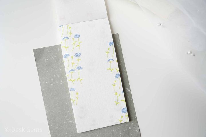 Cozyca x Nishi Shuku Letter Pad - Pattern