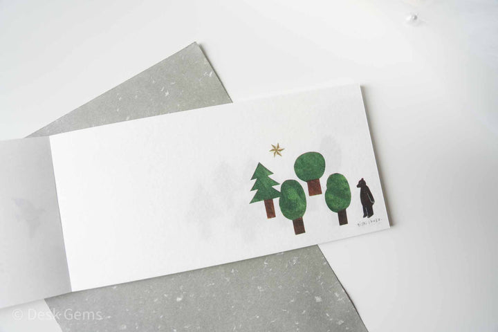 Cozyca x Nishi Shuku Letter Pad - Forest