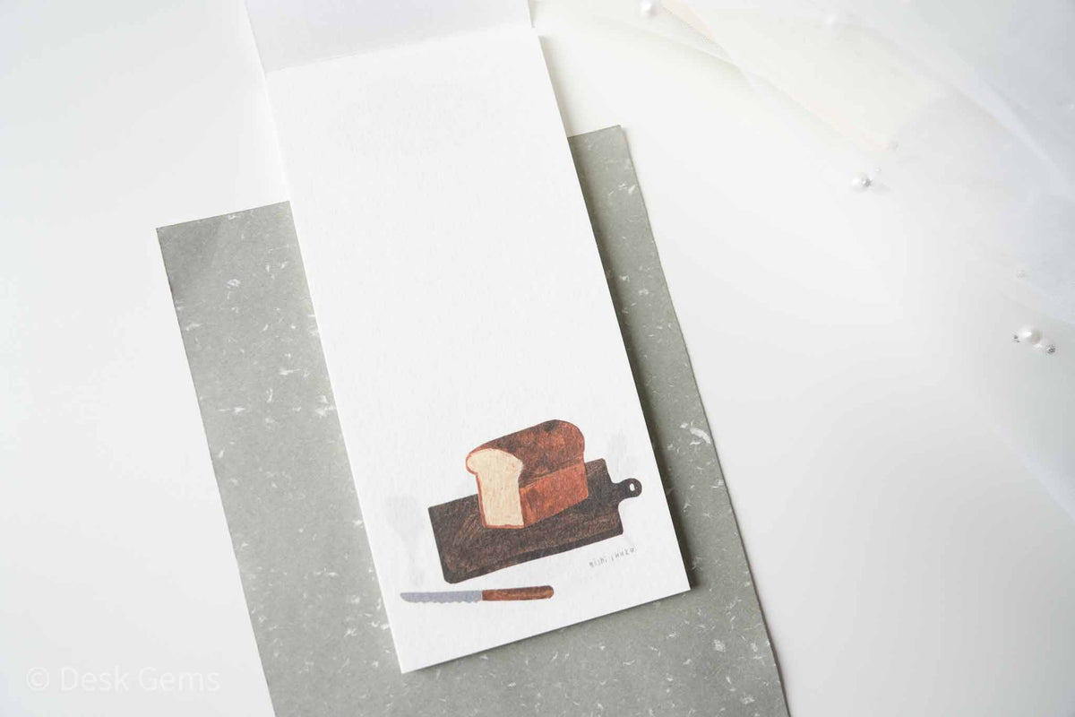 Cozyca x Nishi Shuku Letter Pad - Bread
