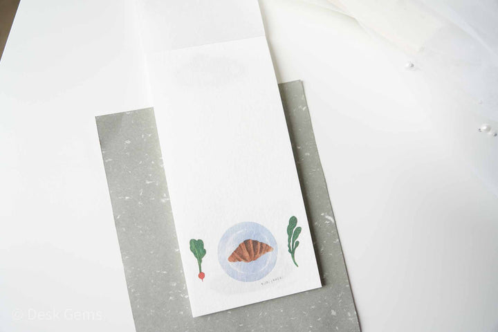 Cozyca x Nishi Shuku Letter Pad - Bread