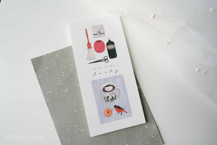 Cozyca x Nishi Shuku Letter Pad - Daily