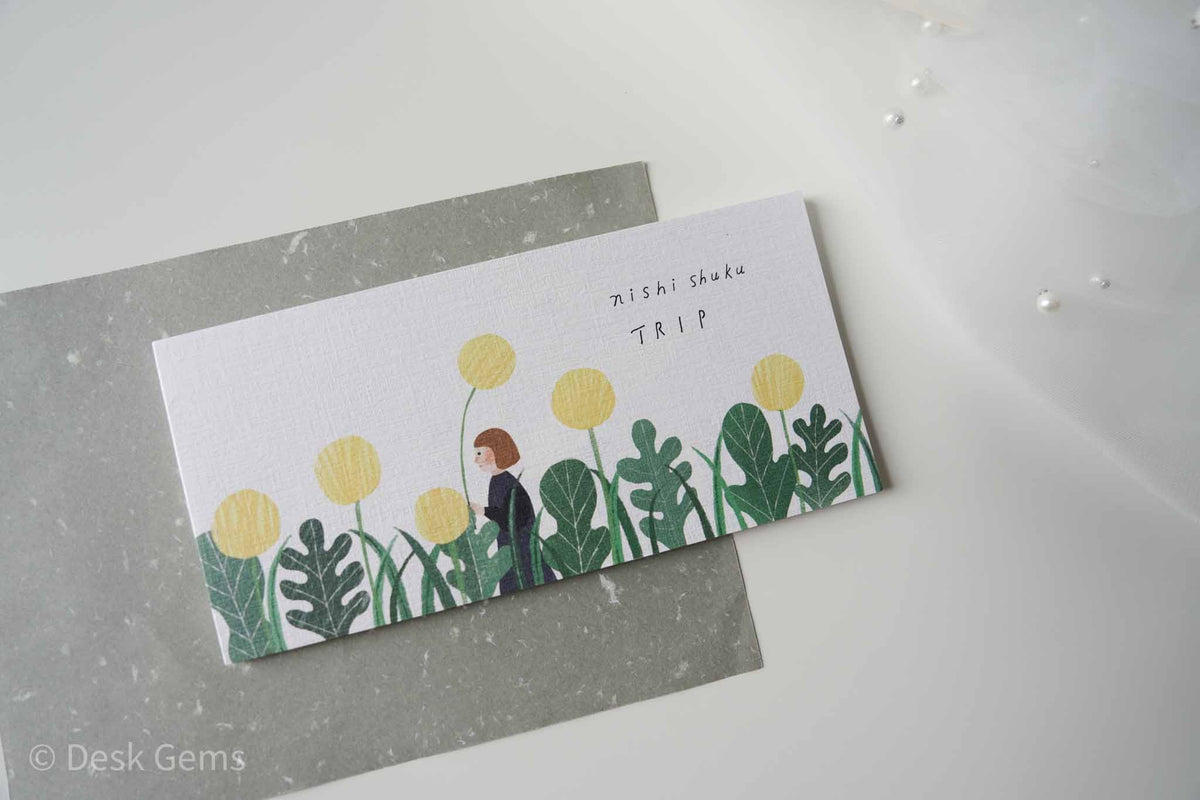 Cozyca x Nishi Shuku Letter Pad - Trip 