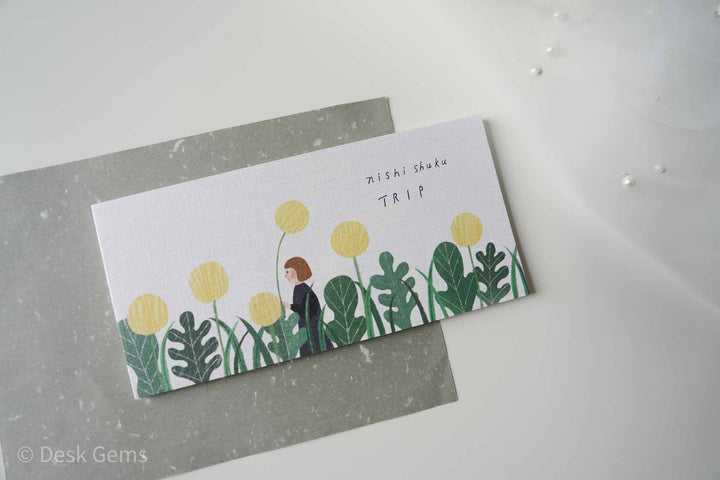 Cozyca x Nishi Shuku Letter Pad - Trip 