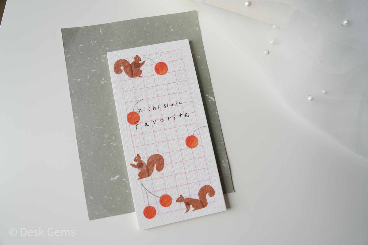 Cozyca x Nishi Shuku Letter Pad - Favorite 