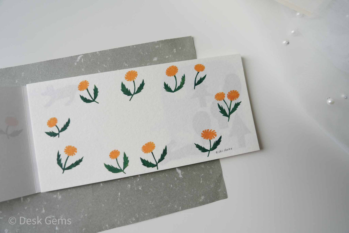 Cozyca x Nishi Shuku Letter Pad - Grassland