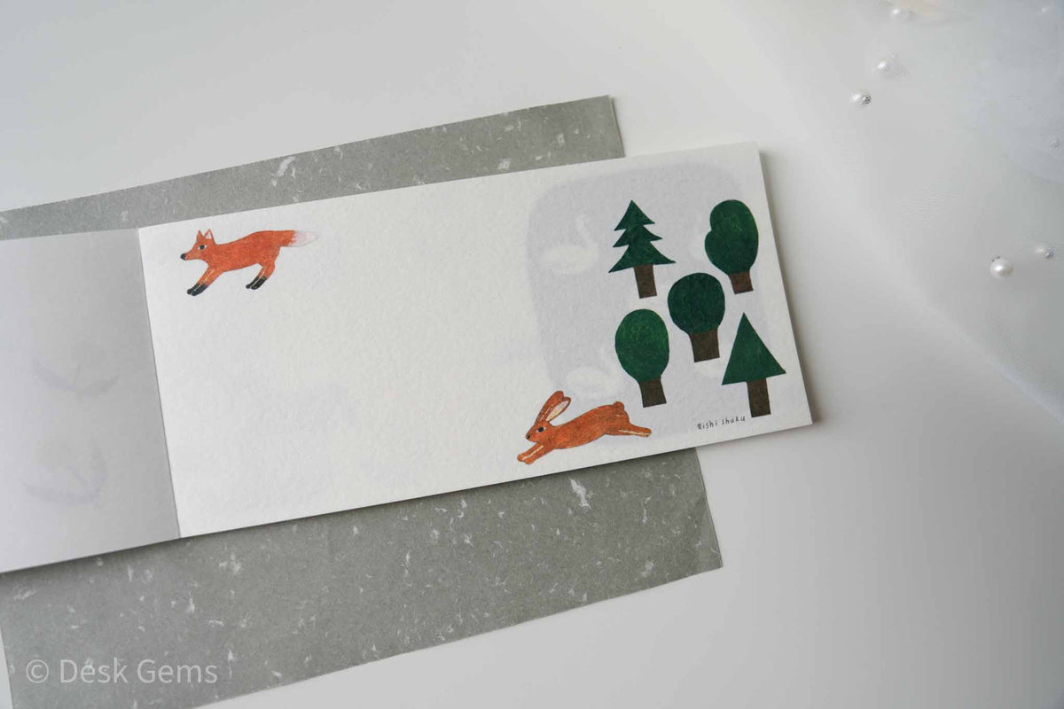 Cozyca x Nishi Shuku Letter Pad - Grassland