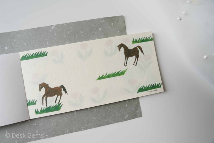 Cozyca x Nishi Shuku Letter Pad - Grassland