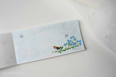 Cozyca x Midori Asano Letter Pad - With Flowers