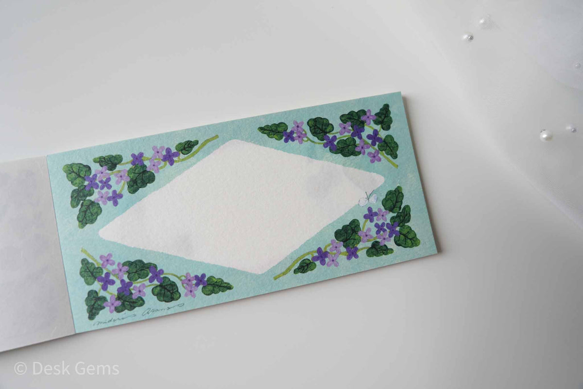 Cozyca x Midori Asano Letter Pad - Botanical Season
