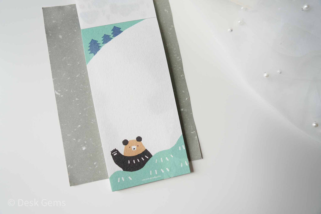 Cozyca X Masao Takahata Letter Pad - Bear