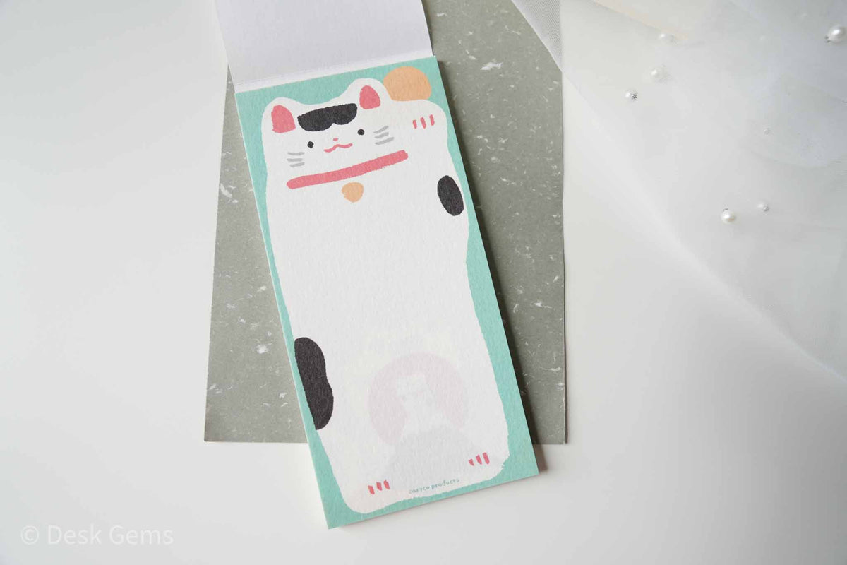 Cozyca X Masao Takahata Letter Pad - Beckoning Cat