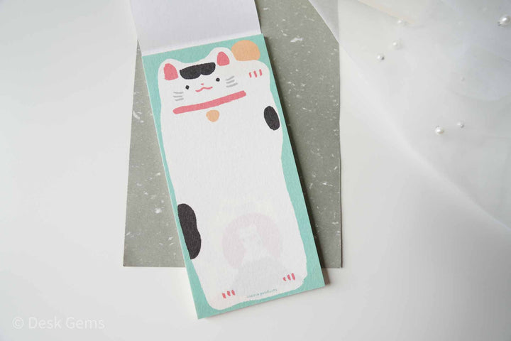 Cozyca X Masao Takahata Letter Pad - Beckoning Cat
