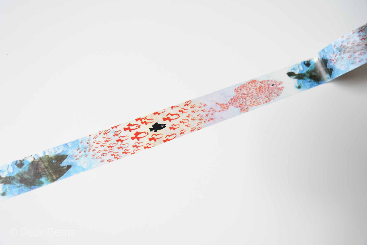 Cozyca x Leo Lionni Washi Tape - Swimmy