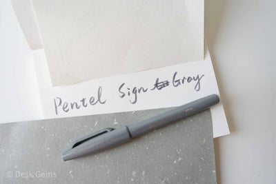 Pentel Fude Touch Sign Brush Pen - Monochrome