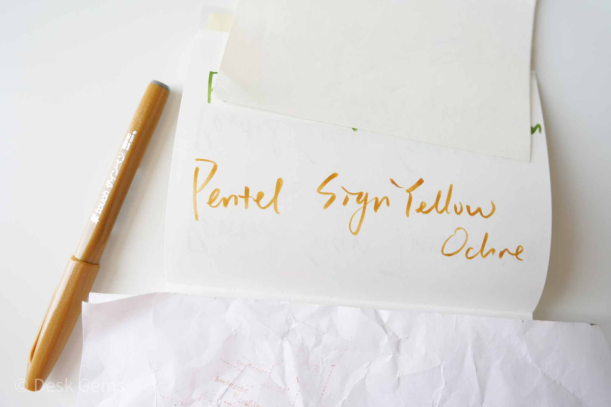 Pentel Fude Touch Sign Brush Pen - Colors