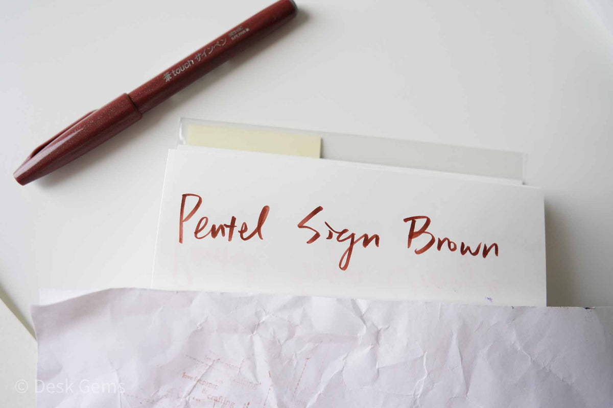 Pentel Fude Touch Sign Brush Pen - Colors