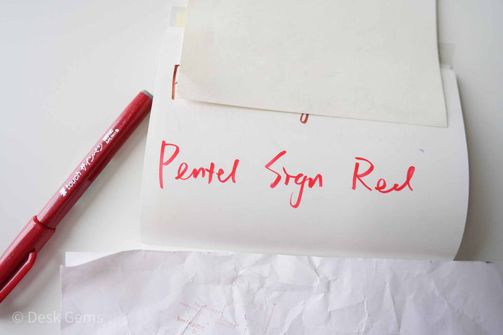 Pentel Fude Touch Sign Brush Pen - Colors