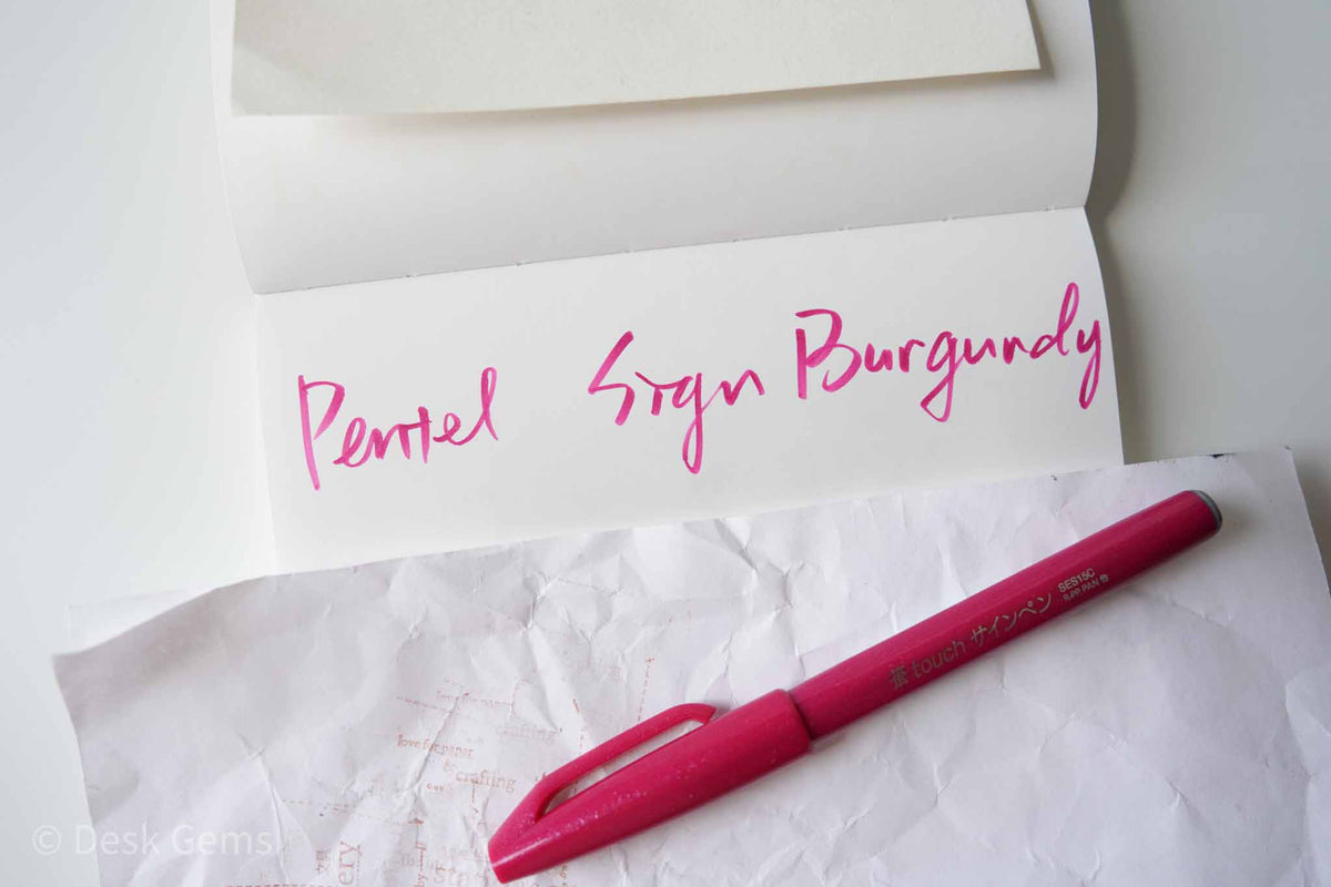 Pentel Fude Touch Sign Brush Pen - Colors