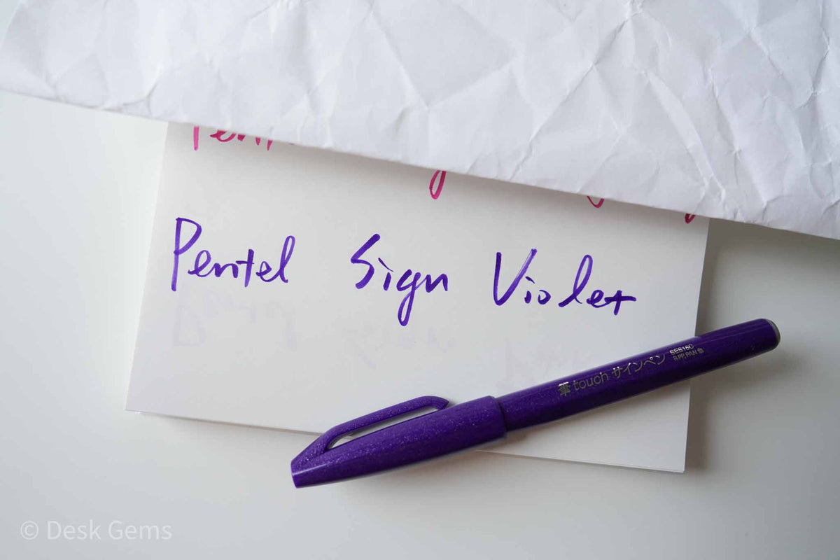 Pentel Fude Touch Sign Brush Pen - Colors