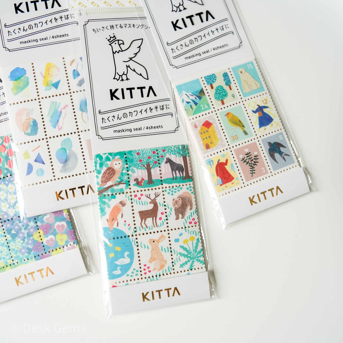 KITTA Special Stamp-Shaped Stickers (New Spring 2023)