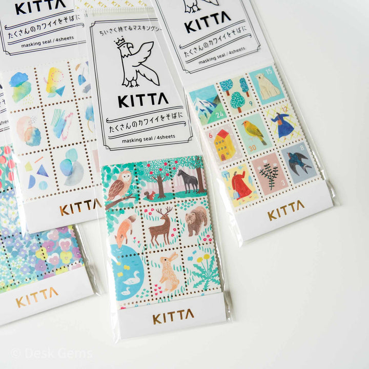 KITTA Special Stamp-Shaped Stickers (New Spring 2023)