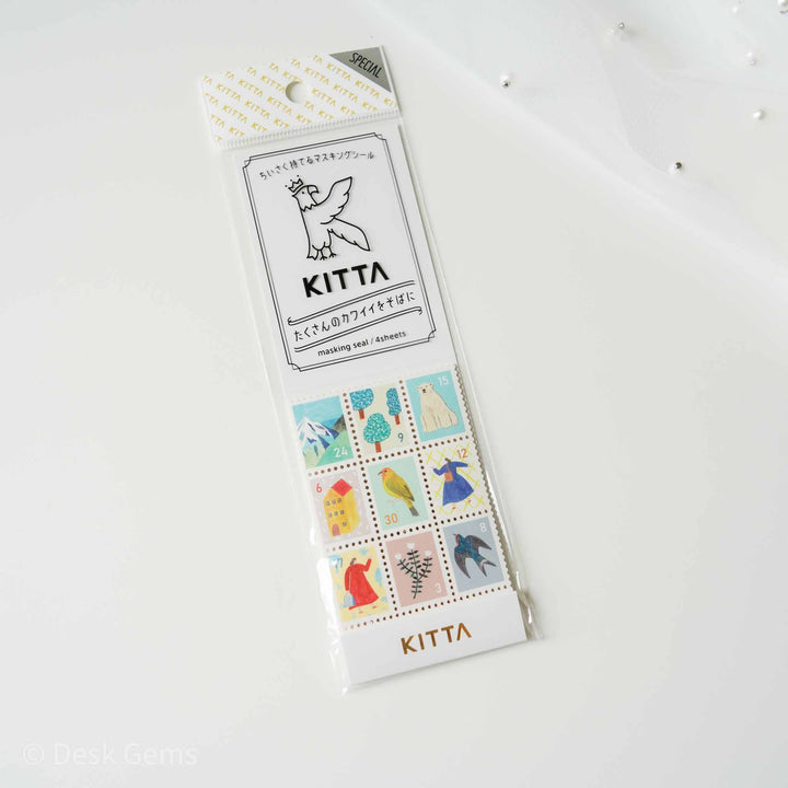 KITTA Special Stamp-Shaped Stickers (New Spring 2023)