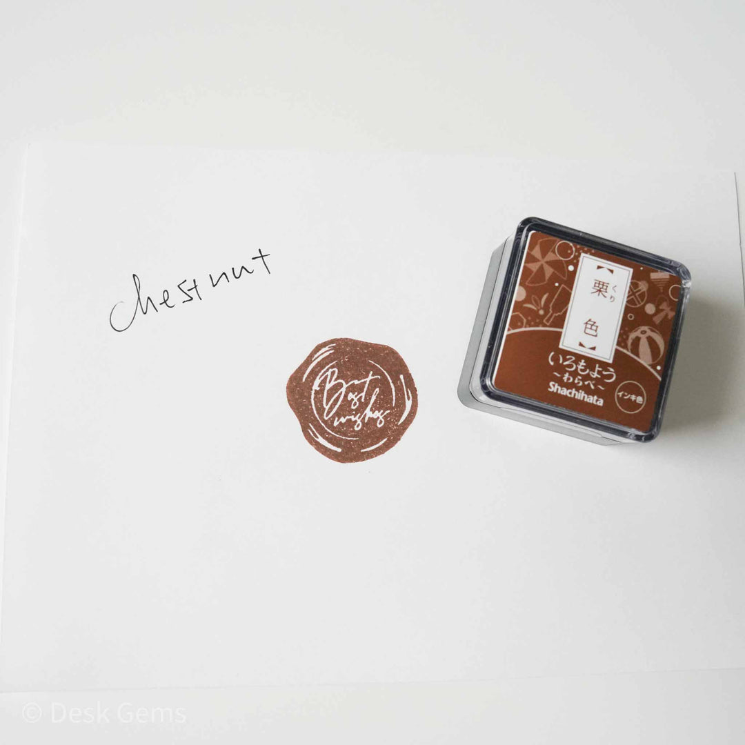 Shachihata Iromoyo Oil-Based Mini Ink Pad