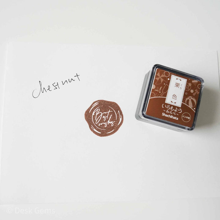 Shachihata Iromoyo Oil-Based Mini Ink Pad