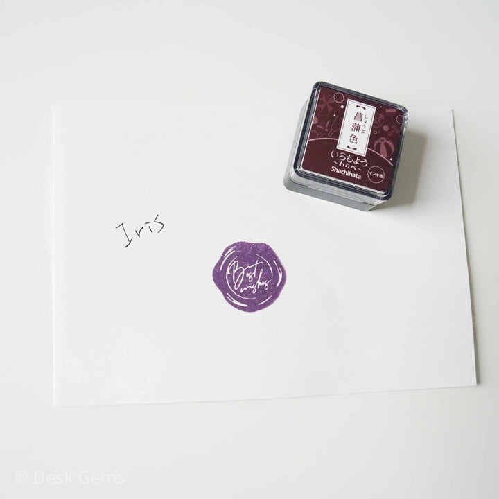 Shachihata Iromoyo Oil-Based Mini Ink Pad