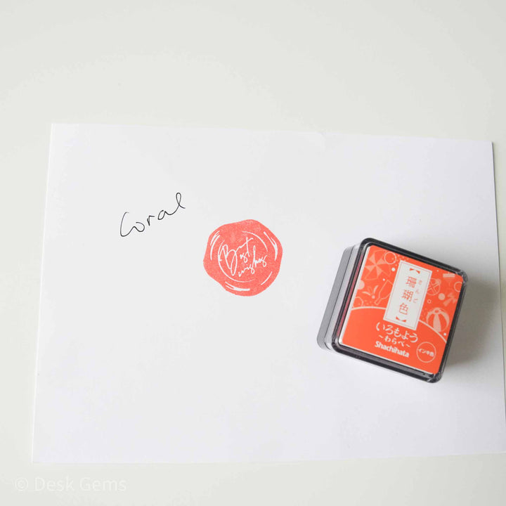 Shachihata Iromoyo Oil-Based Mini Ink Pad