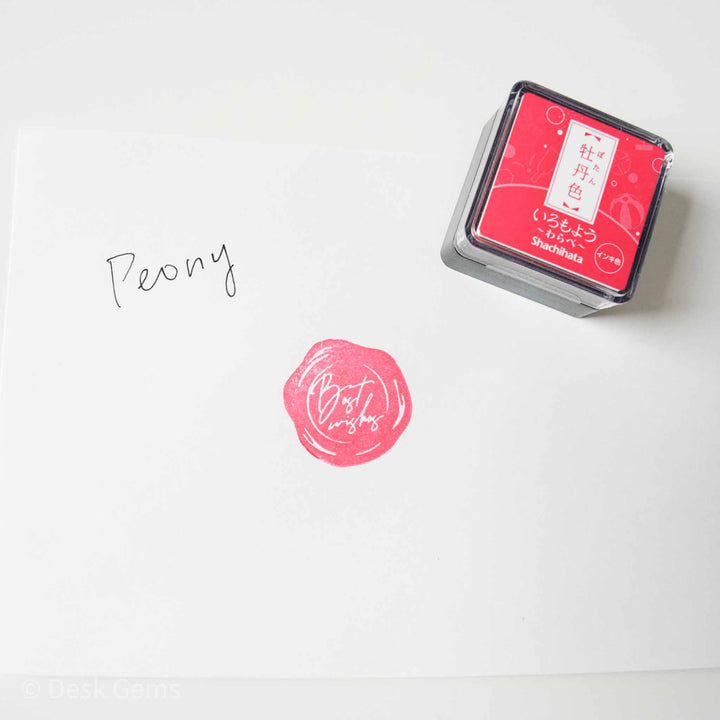 Shachihata Iromoyo Oil-Based Mini Ink Pad