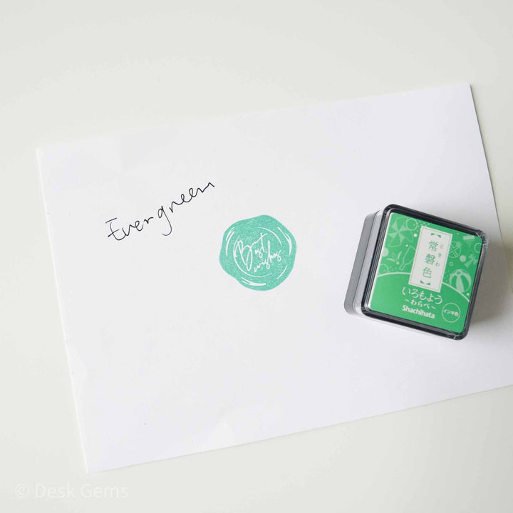 Shachihata Iromoyo Oil-Based Mini Ink Pad