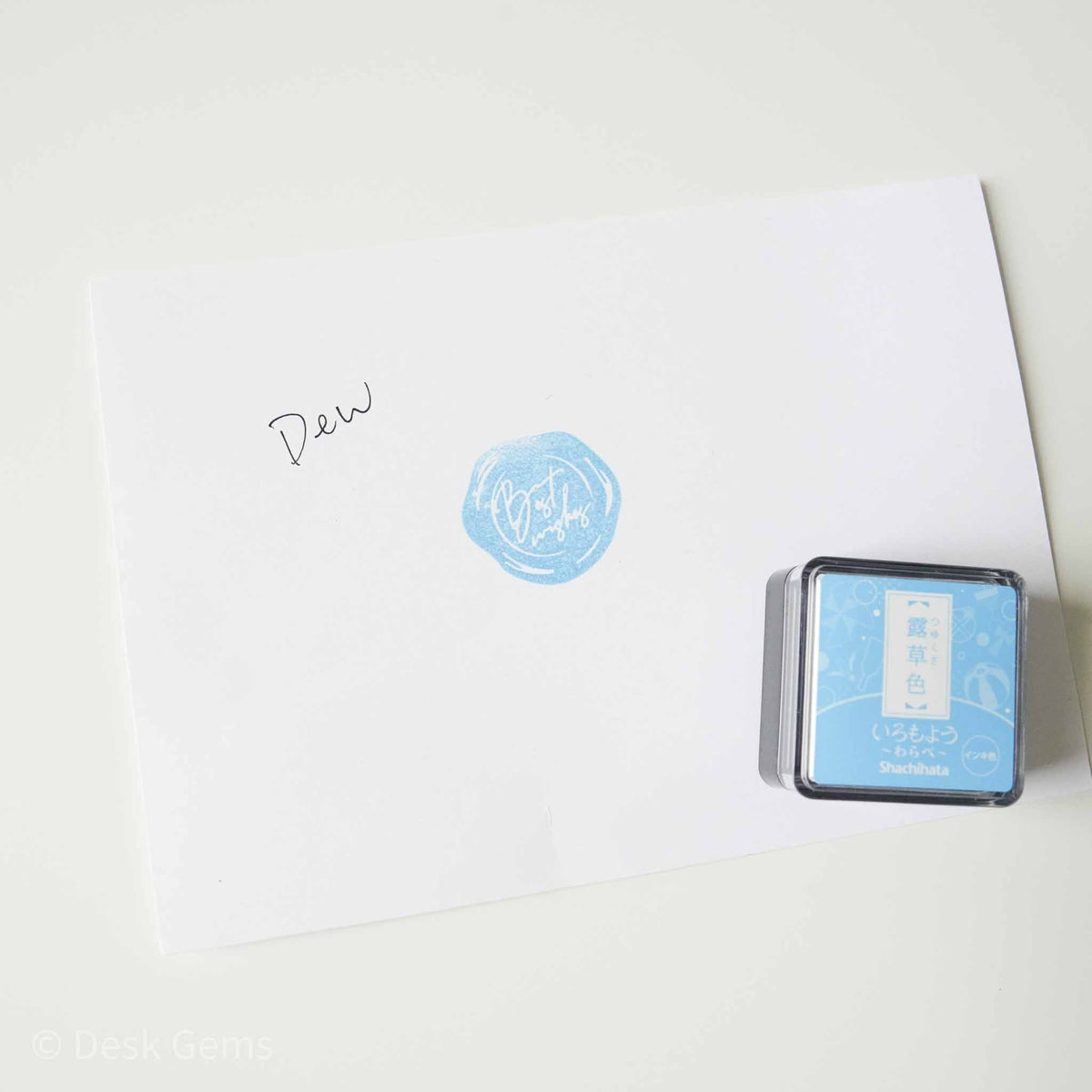 Shachihata Iromoyo Oil-Based Mini Ink Pad
