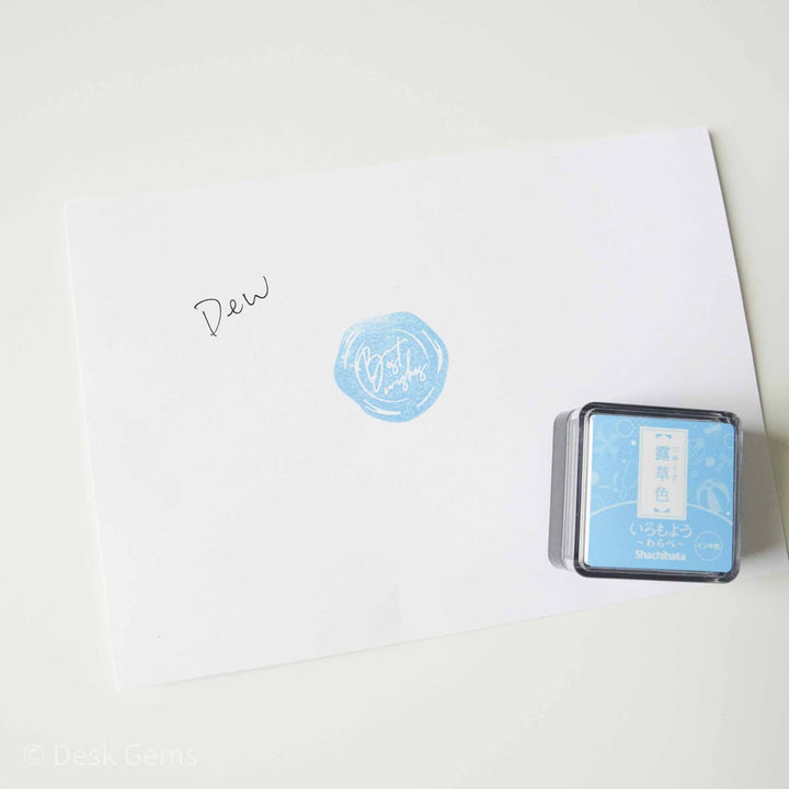 Shachihata Iromoyo Oil-Based Mini Ink Pad