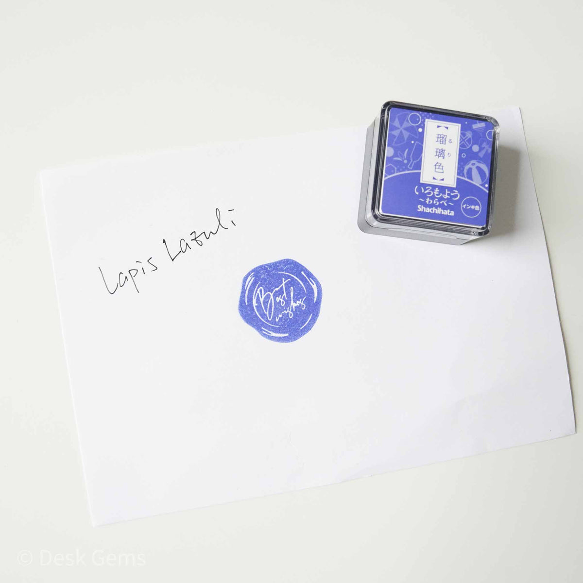 Shachihata Iromoyo Oil-Based Mini Ink Pad