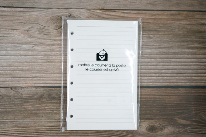 5mm Lined Pocket Size Inserts