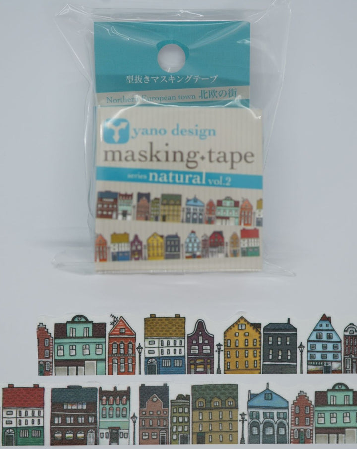 Round Top Yano Northern European Houses Washi Tape
