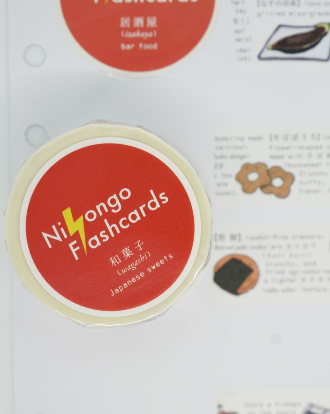 Round Top Japanese Sweets Washi Tape